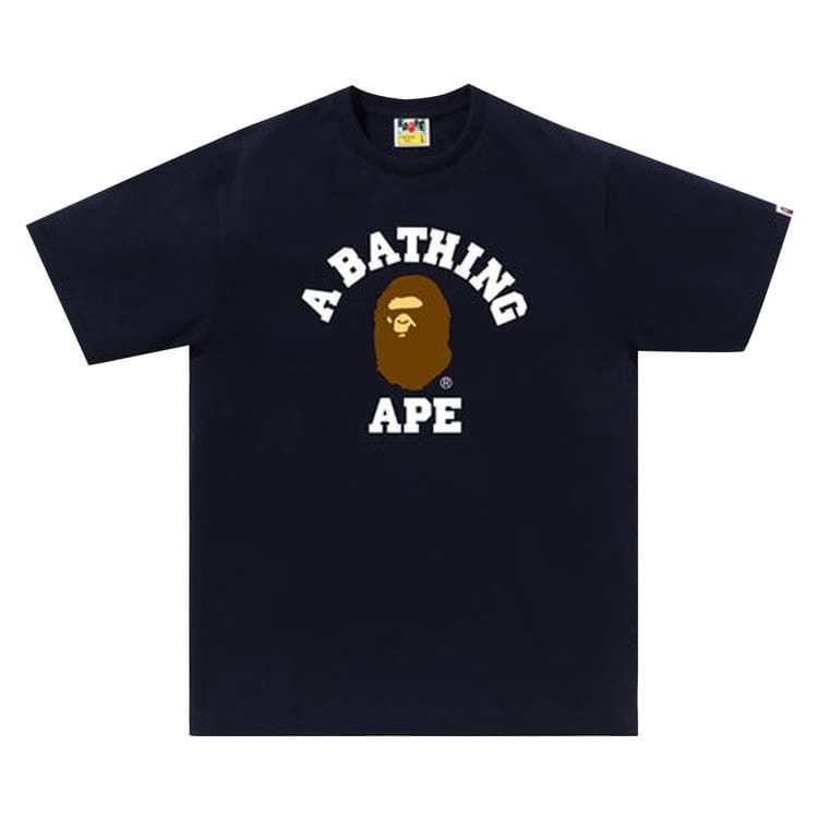 BAPE College T-Shirt Navy