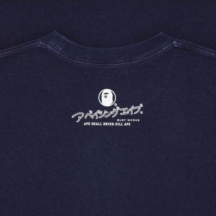 BAPE Ape Head Indigo T-Shirt Light Indigo