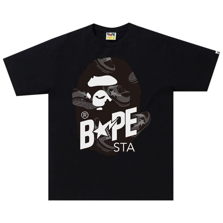 BAPE Random Bape Sta Ape Head Relaxed T-Shirt Black