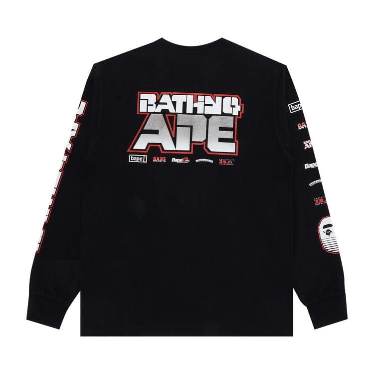 BAPE Graphic #1 Long-Sleeve T-Shirt Black