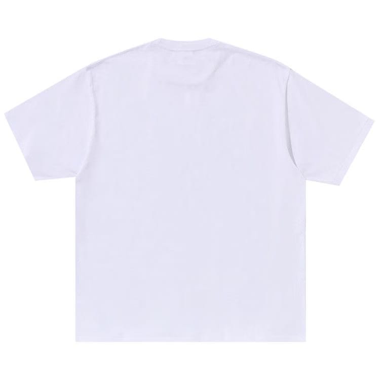 BAPE Crest College Logo Relaxed Fit T-Shirt White
