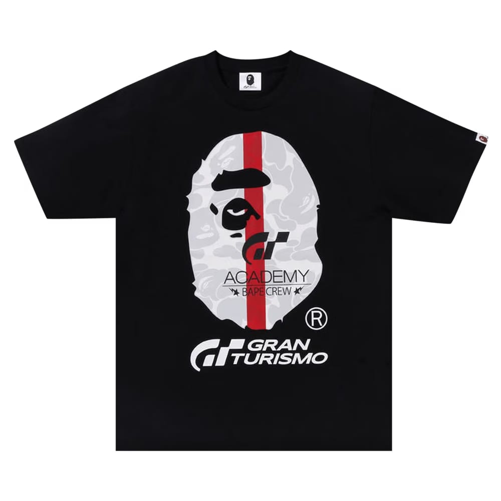 BAPE x Gran Turismo Ape Head #1 T-Shirt White
