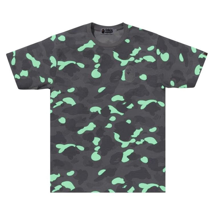 BAPE City Camo Large Ape Head T-Shirt Grey