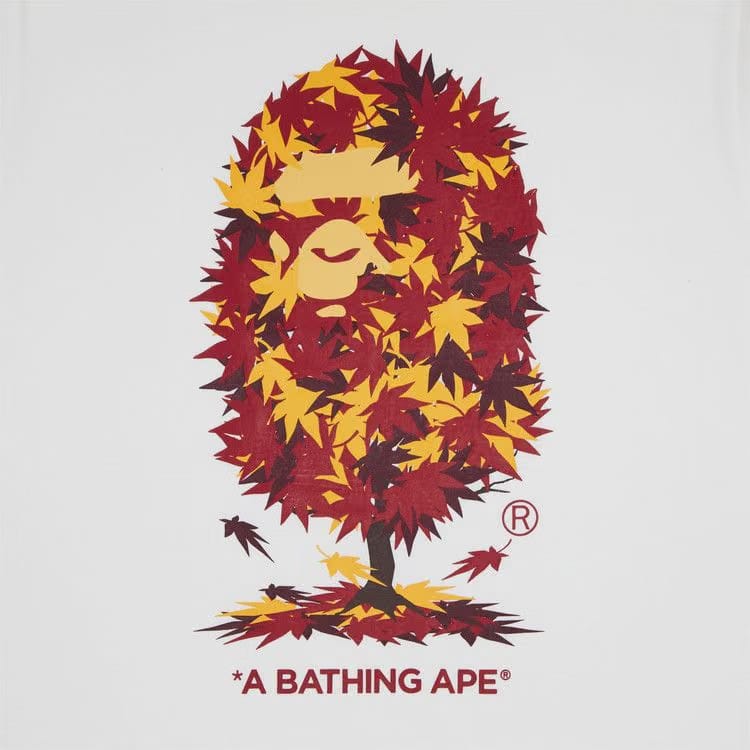 BAPE Japan Autumn Ape Head T-Shirt White