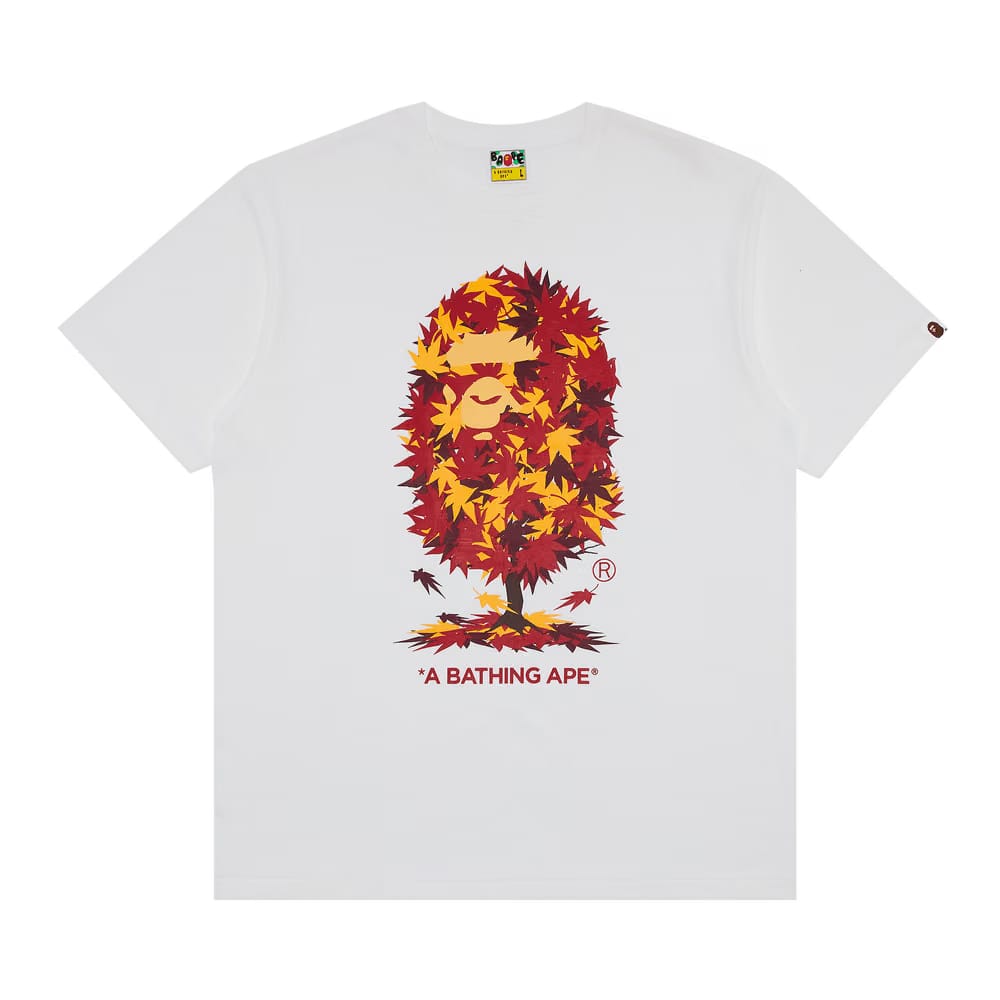 BAPE Japan Autumn Ape Head T-Shirt White