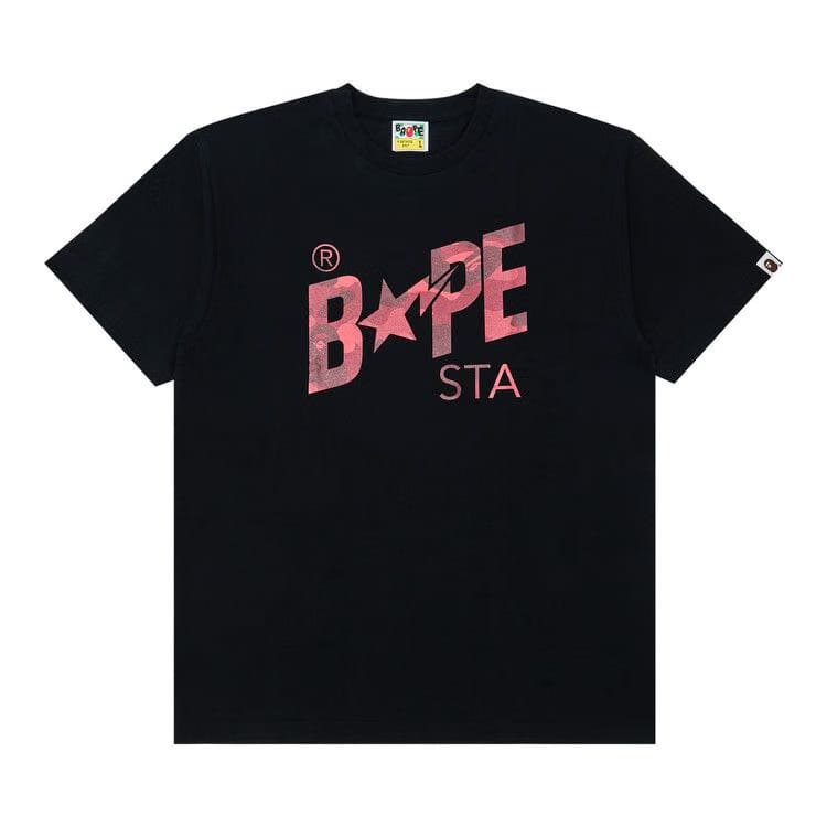 BAPE Color Camo Bape Sta Logo T-Shirt Black