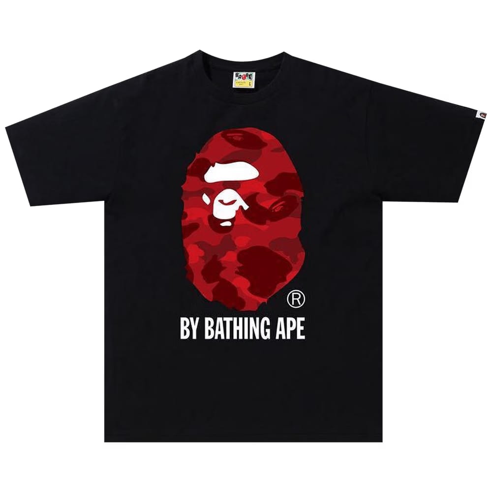 BAPE Color Camo By Bathing T-Shirt Black/Red