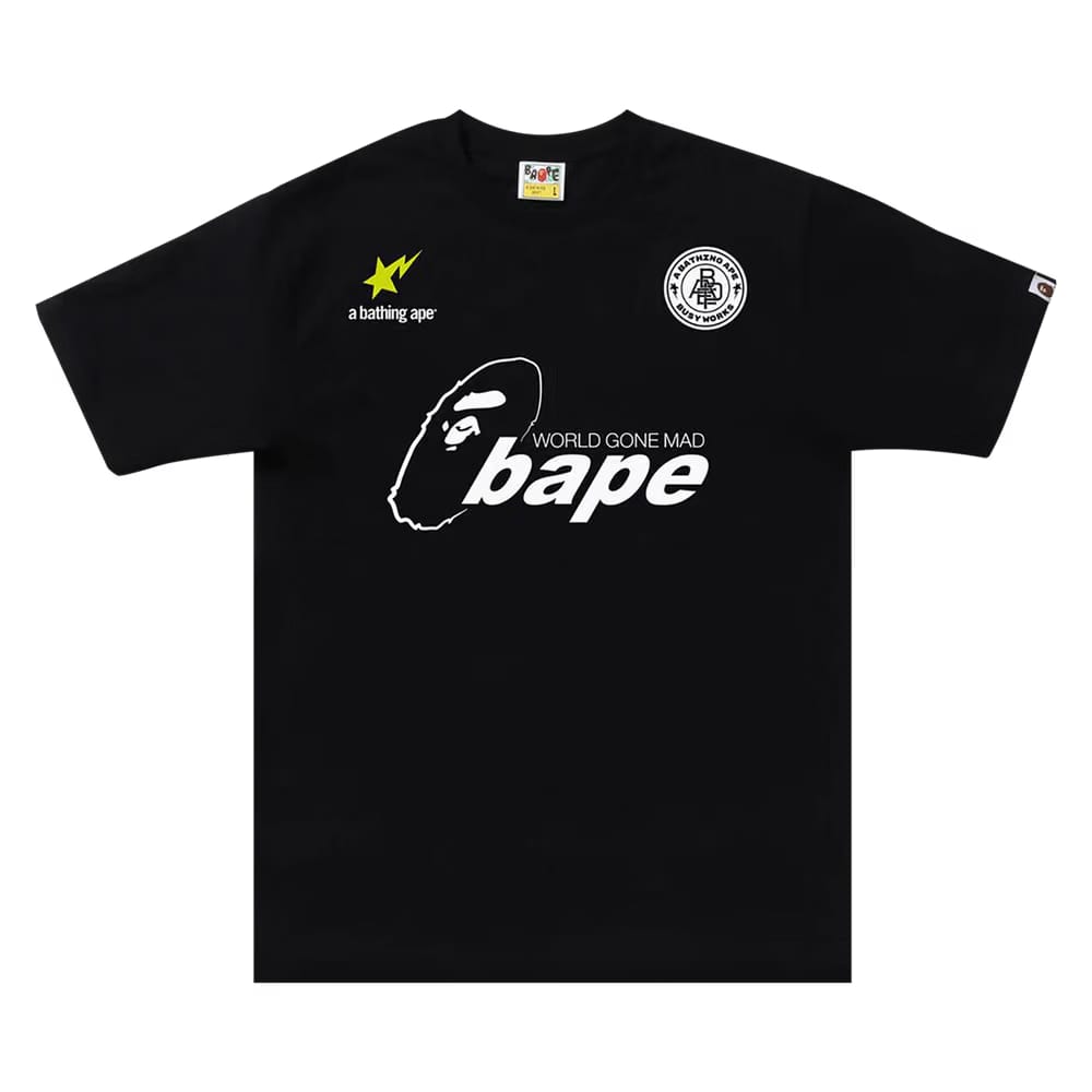 BAPE Soccer T-Shirt #1 Black