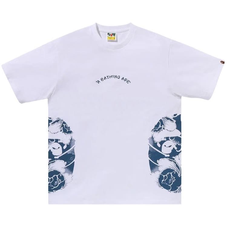 BAPE Japanese Tattoo Side Big Ape Head T-Shirt White