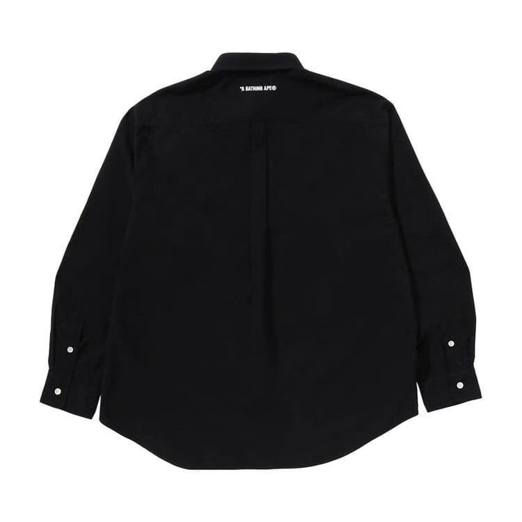 BAPE One Point Oxford Long-Sleeve Shirt Black