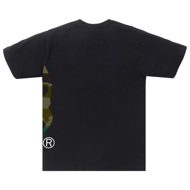 BAPE 1st Camo Side Big Ape Head T-Shirt Black/Green