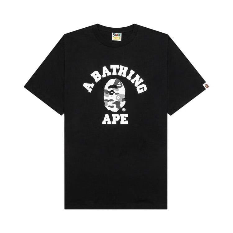 BAPE ABC Camo College T-Shirt Black/Grey