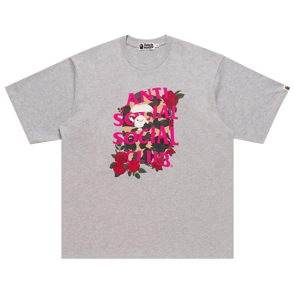 BAPE x Anti Social Social Club T-Shirt #1 Grey