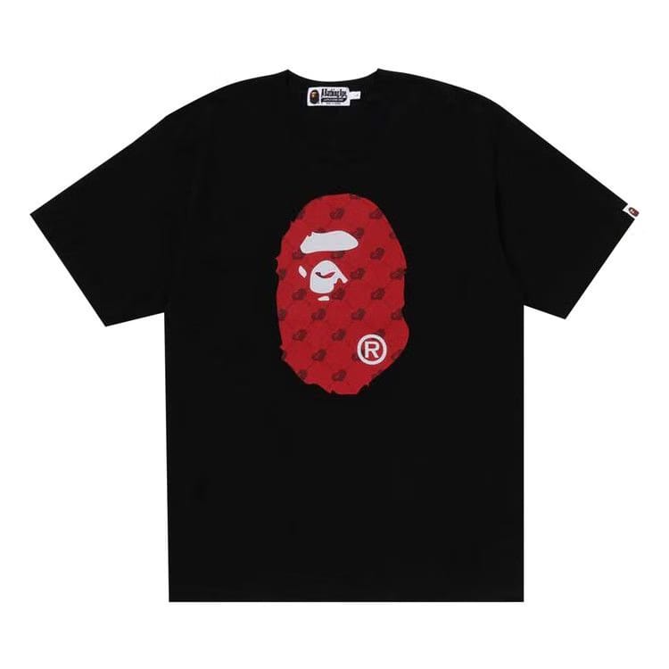 BAPE Cloud Head Monogram Big Ape Head T-Shirt Black