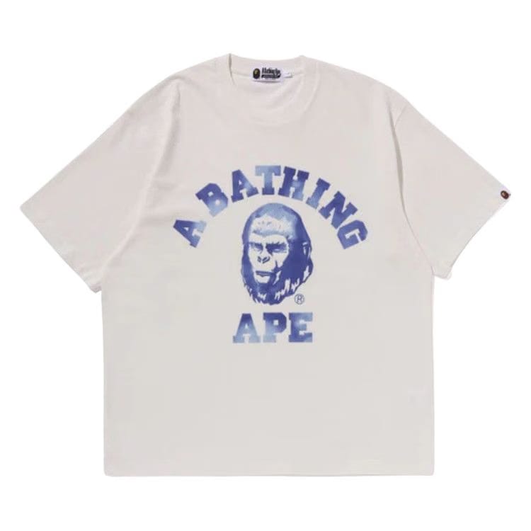 BAPE College Graphic T-Shirt Ivory
