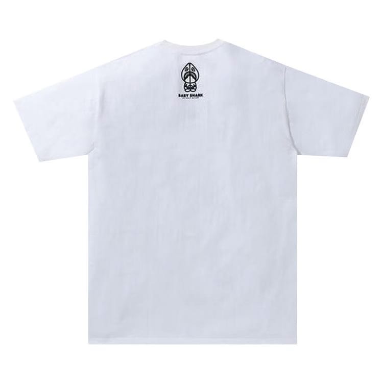 BAPE Baby Milo Shark College T-Shirt White/Red
