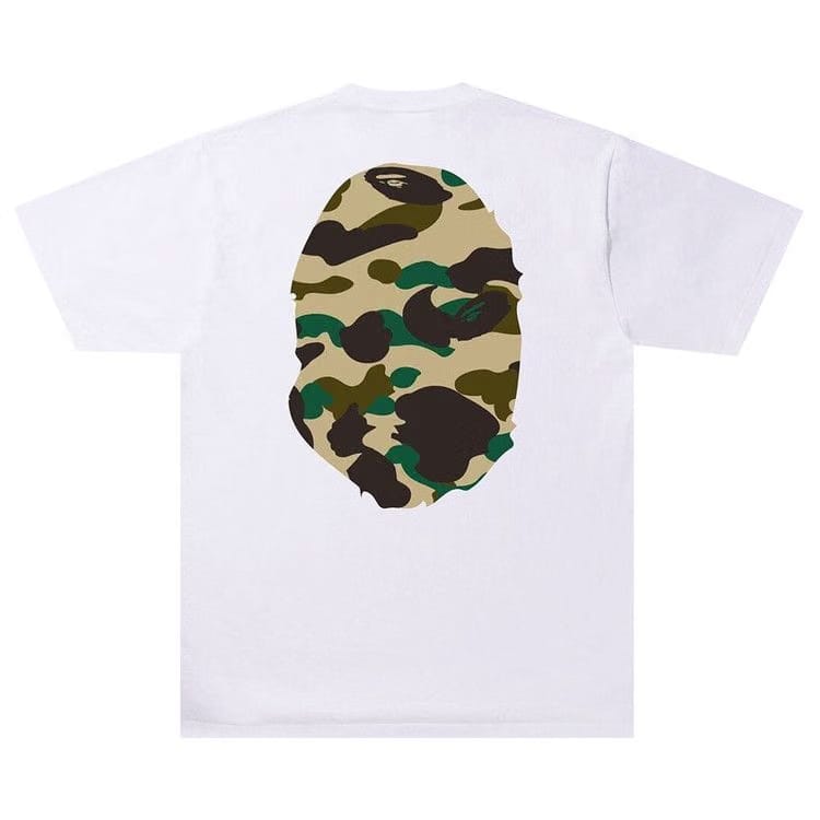 BAPE 1st Camo Big Ape Head T-Shirt White/Yellow