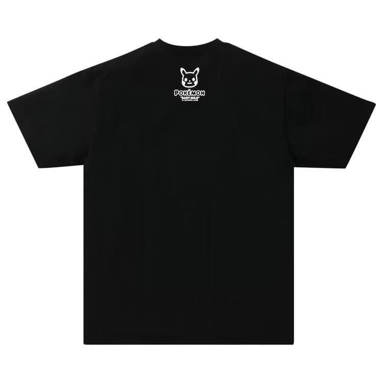 BAPE Baby Milo x Pokemon Monotone T-Shirt #4 Black