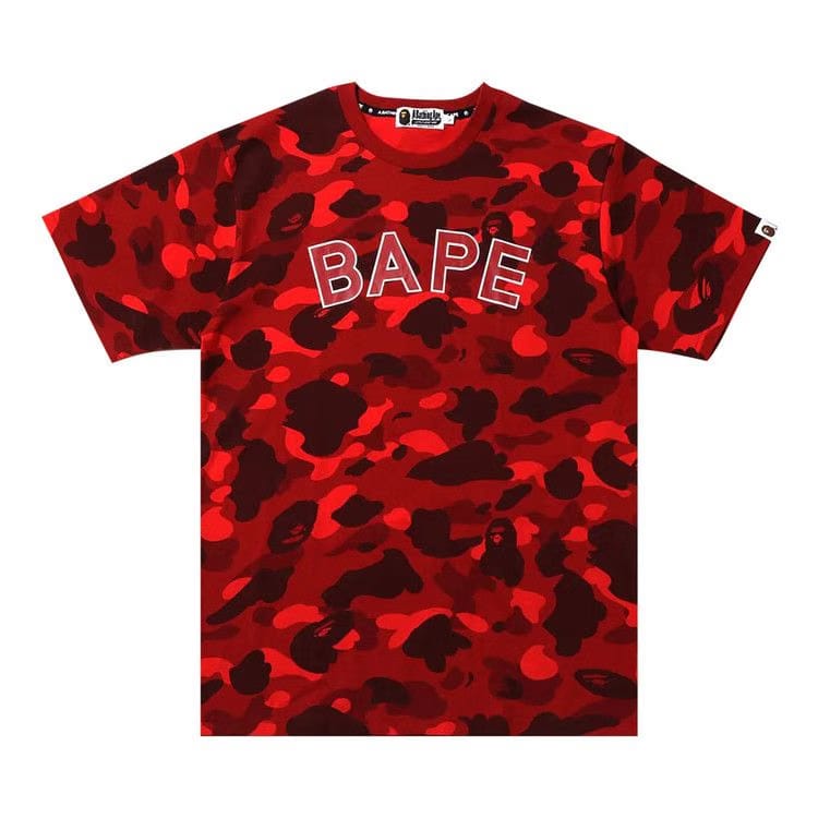 BAPE Color Camo T-Shirt Red