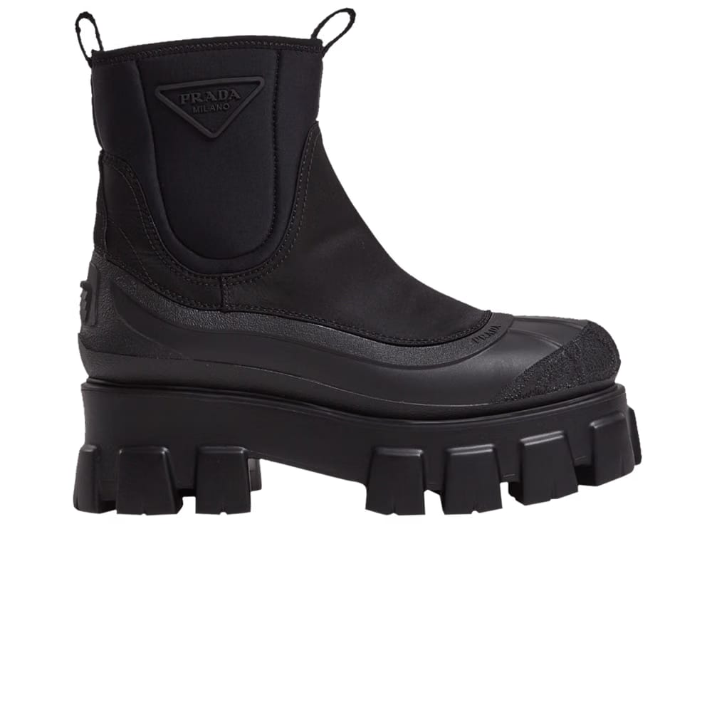 Prada Wmns Monolith Duck Boot 'Black'
