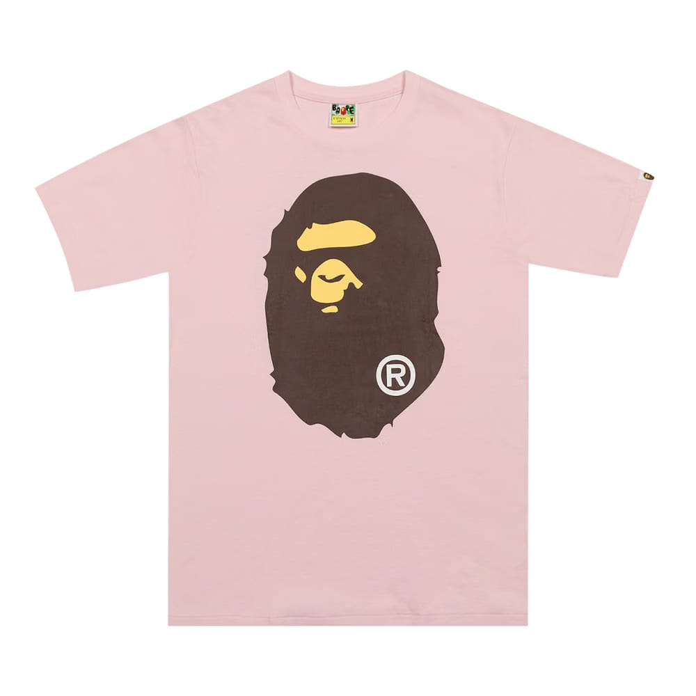 BAPE Big Ape Head T-Shirt Pink