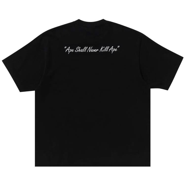 BAPE Pixel Comic Ape Head Relaxed Fit T-Shirt Black