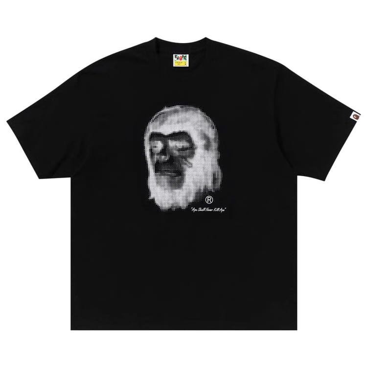 BAPE Pixel Comic Ape Head Relaxed Fit T-Shirt Black