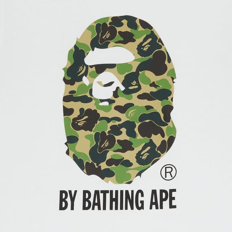 BAPE ABC Camo By Bathing T-Shirt White/Green