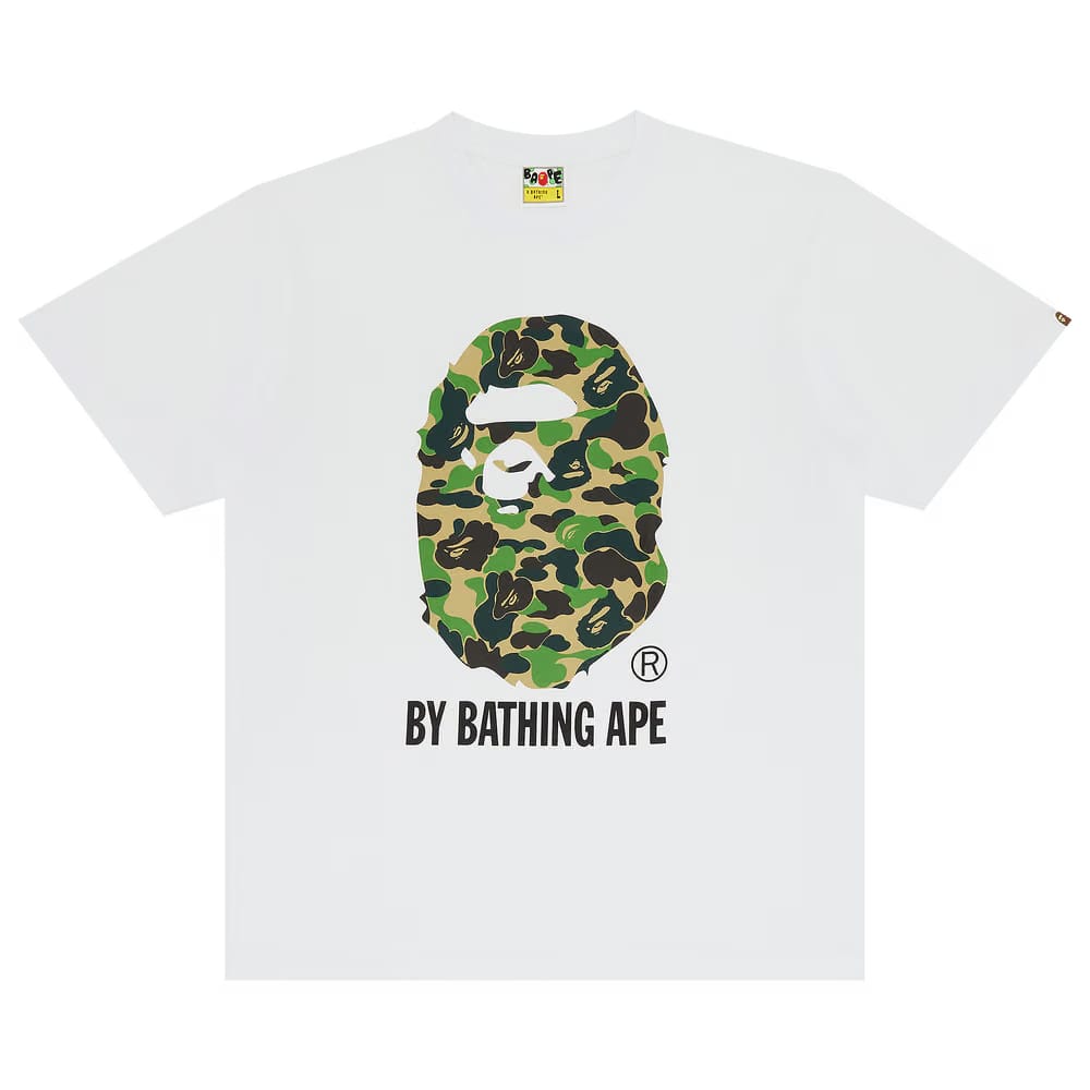 BAPE ABC Camo By Bathing T-Shirt White/Green