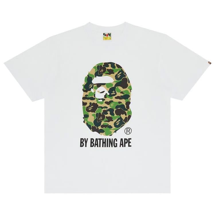 BAPE ABC Camo By Bathing T-Shirt White/Green