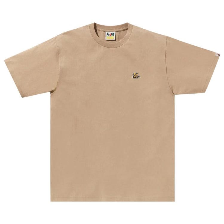 BAPE Bee One Point T-Shirt Beige