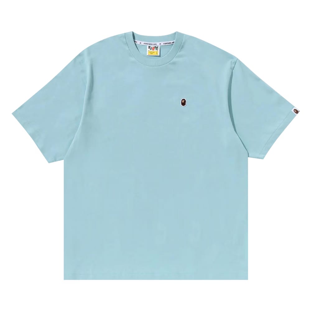 BAPE Ape Head One Point Relaxed Fit T-Shirt Sax