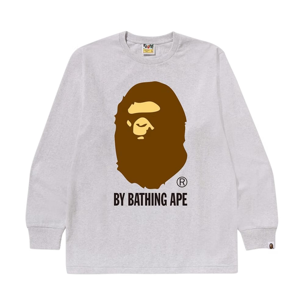 BAPE By Bathing Ape Long-Sleeve T-Shirt Grey