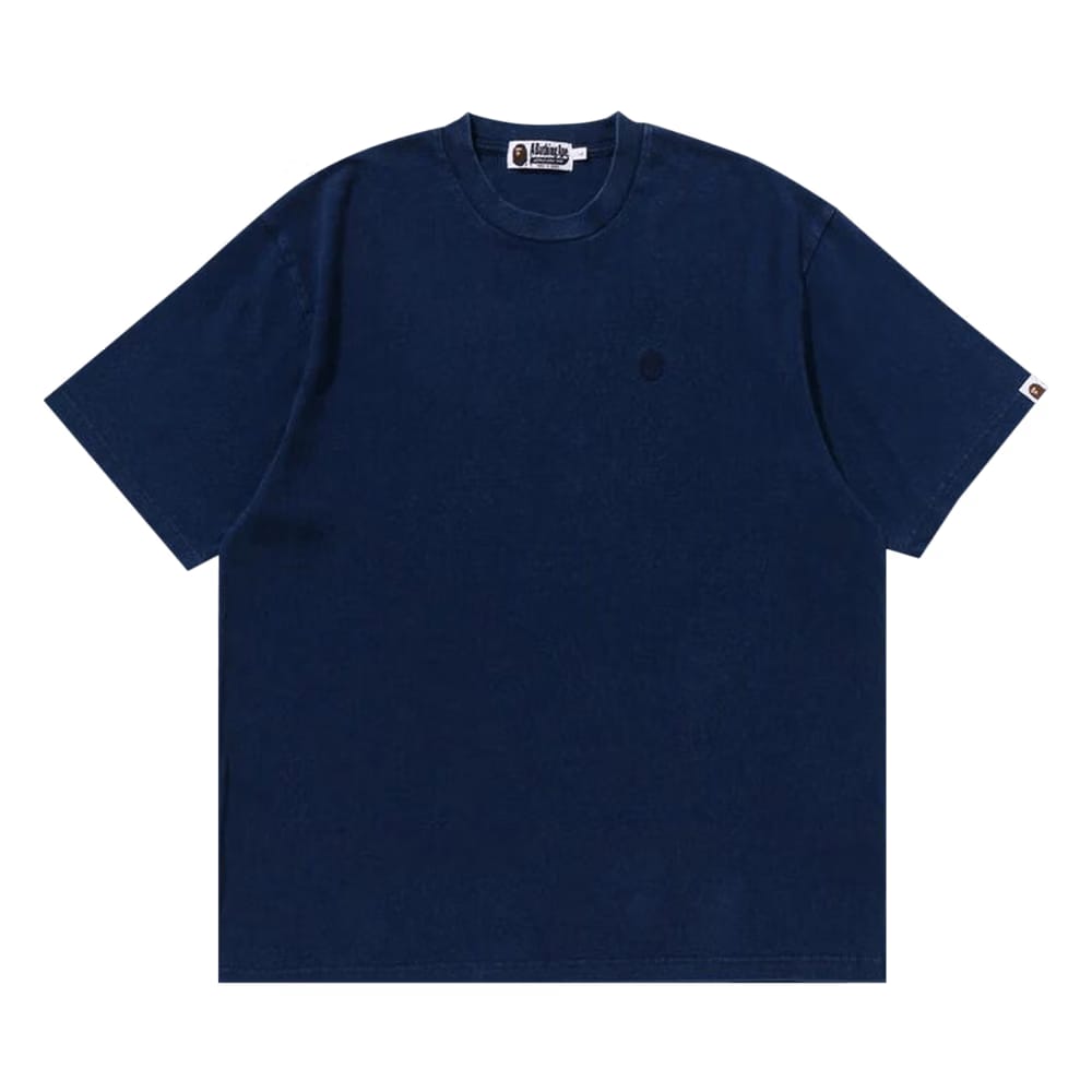 BAPE Ape Head One Point T-Shirt Indigo