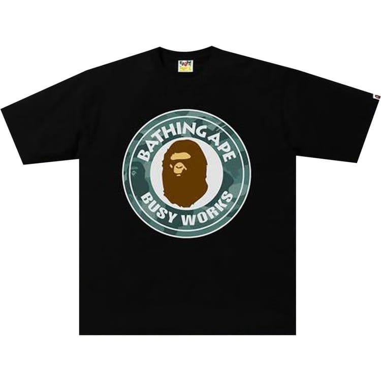 BAPE Color Camo Busy Works Relaxed T-Shirt Black/Green