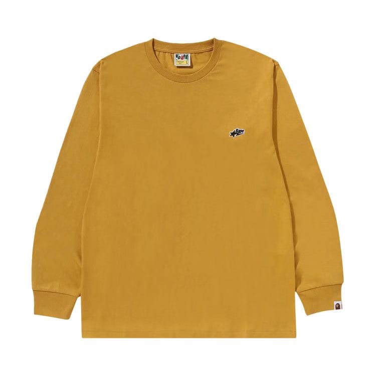 BAPE Sta One Point Long-Sleeve T-Shirt Yellow