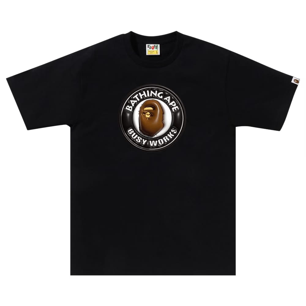 BAPE 3D Busy Works T-Shirt Black