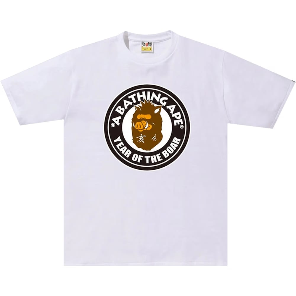 BAPE Year Of The Boar T-Shirt White