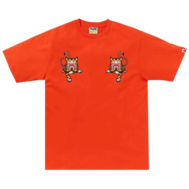 BAPE Tiger T-Shirt Orange
