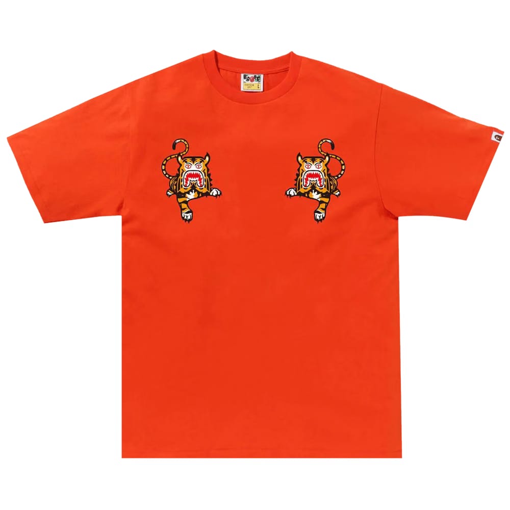 BAPE Tiger T-Shirt Orange