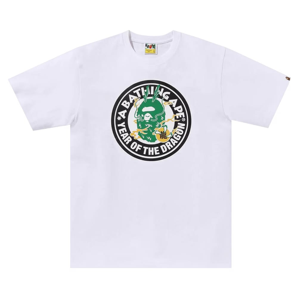 BAPE Year Of The Dragon T-Shirt White