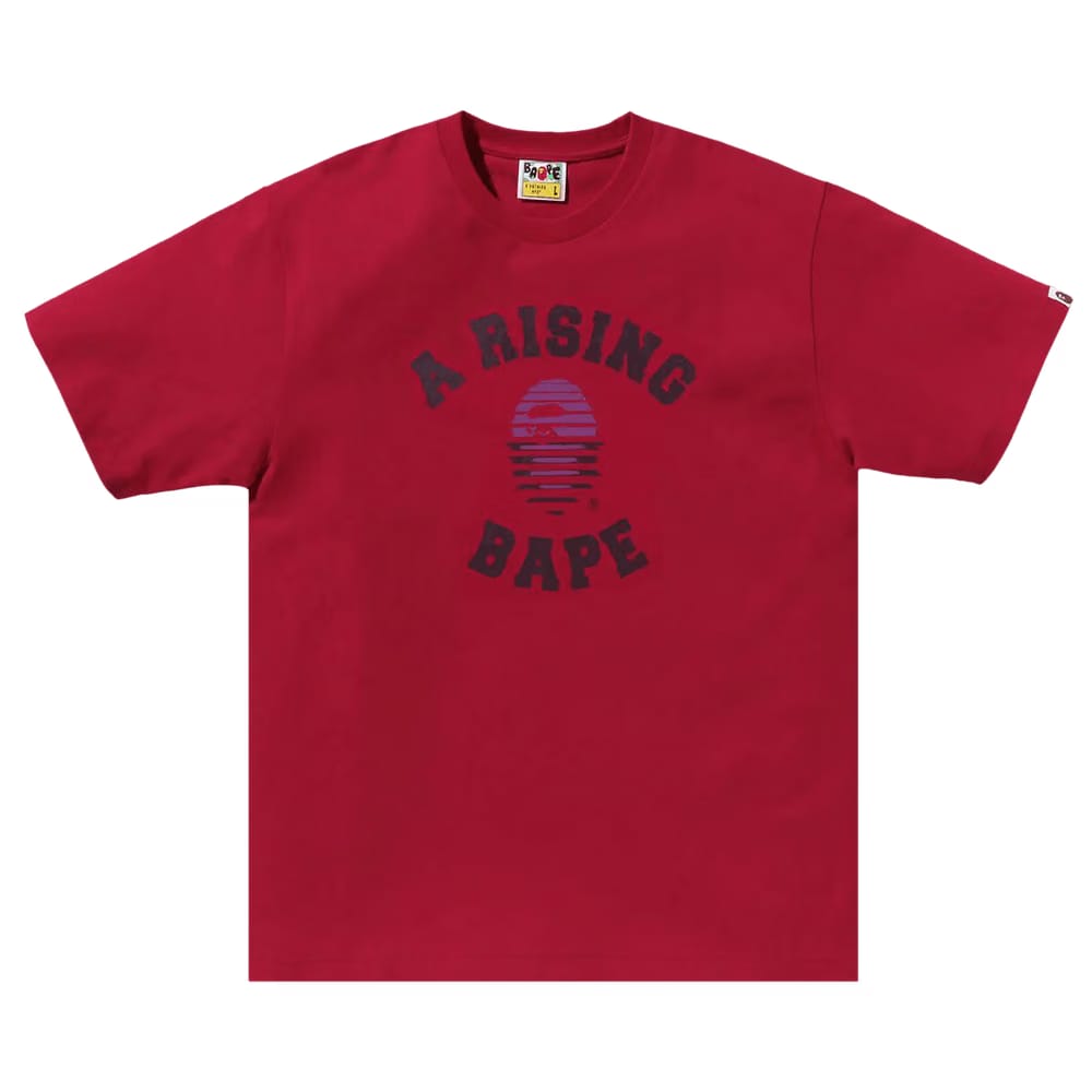 BAPE A Rising T-Shirt Purple