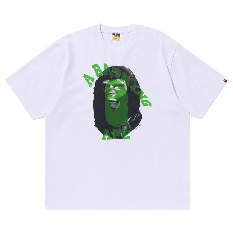 BAPE Ape Head Multi-Print T-Shirt White