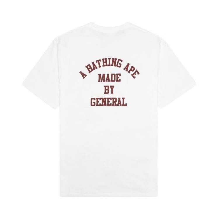 BAPE Lettered T-Shirt White