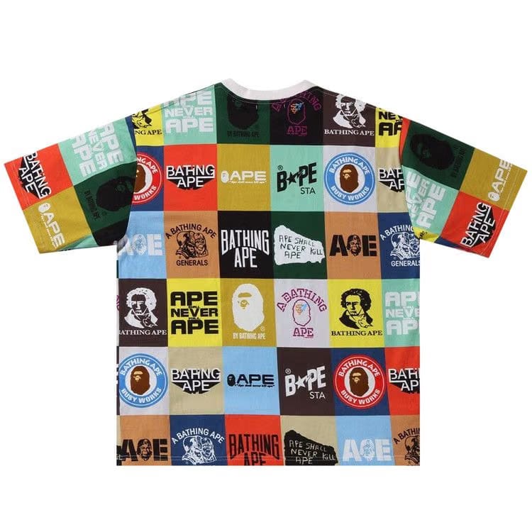 BAPE Classic Logo Relaxed Fit T-Shirt Multicolor