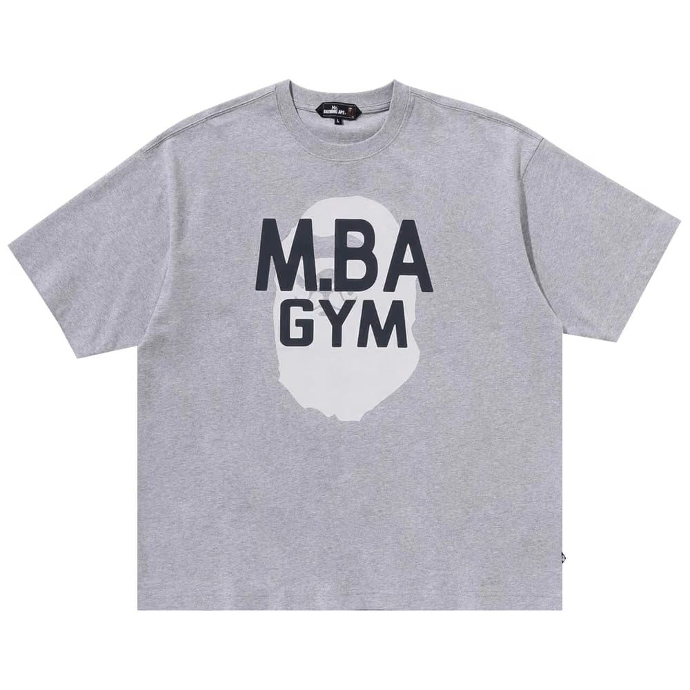 BAPE Logo T-Shirt Grey