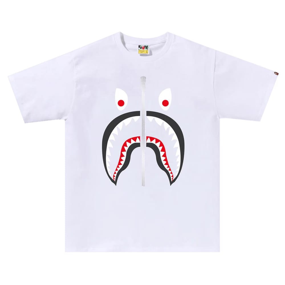 BAPE Mad Shark T-Shirt White