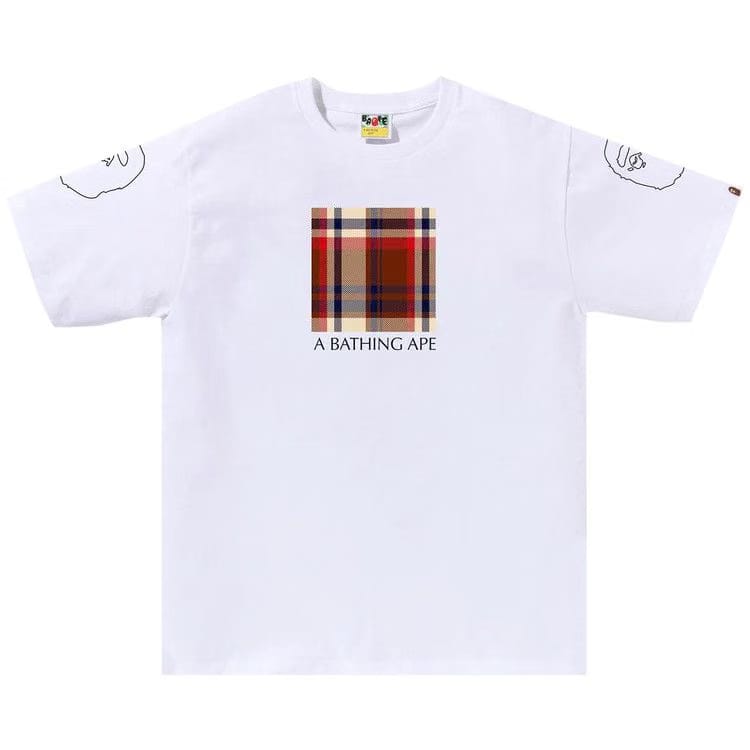BAPE Check Box T-Shirt White