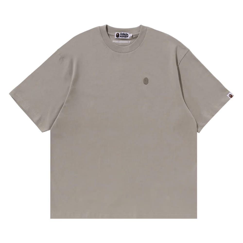 BAPE Tonal Ape Head One Point T-Shirt Charcoal