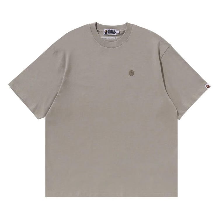 BAPE Tonal Ape Head One Point T-Shirt Charcoal